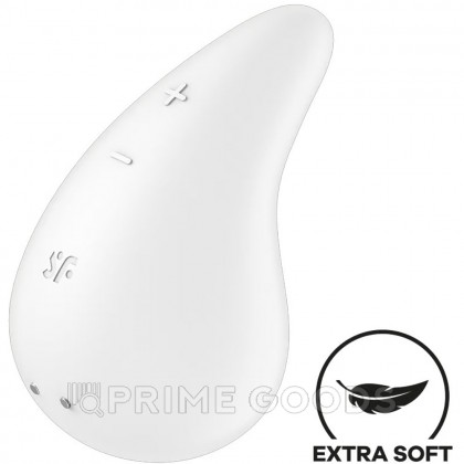Клиторальный мини-вибратор Satisfyer Dew Drop белый от sex shop primegoods фото 2