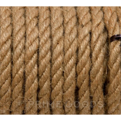 Джутовая веревка для шибари, на катушке, бежевый, 5 м от sex shop primegoods фото 2