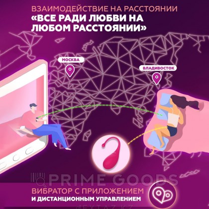 Виброяйцо Palpitation фуксия от Adrien Lastic (синхронизация с приложением) от sex shop primegoods фото 12