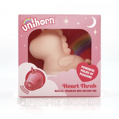 Вибромассажер Unihorn - Heart Throb с режимом пульсации от sex shop primegoods фото 7