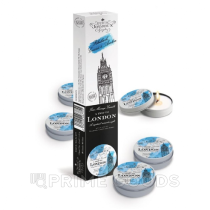 PETITS JOUJOUX Массажная свеча LONDON свежесть 33 гр. от sex shop primegoods фото 8