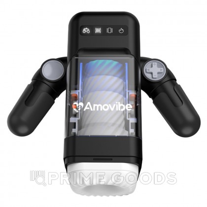 Инновационный робот-мастурбатор Game Cup (чёрный) от Amovibe от sex shop primegoods фото 8