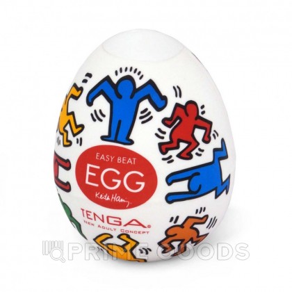 TENGA&Keith Haring Egg Мастурбатор яйцо Dance от sex shop primegoods фото 5