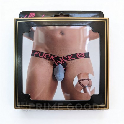 Мужские сексуальные трусики Fuck o'clock белые (L) от sex shop primegoods фото 2