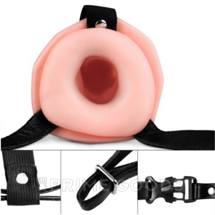 Полый страпон с вибрацией (Unisex) от sex shop primegoods фото 3