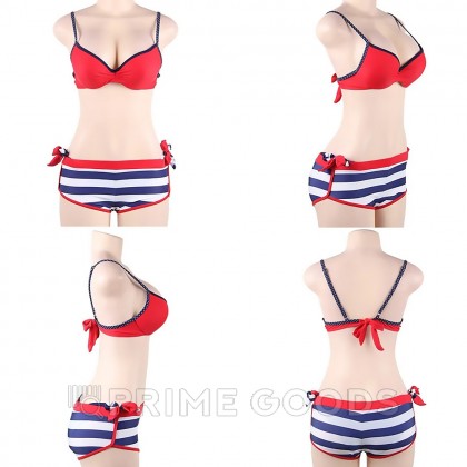 Купальник тройка Red Stripe (XL) от sex shop primegoods фото 8