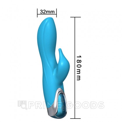 Вибратор с клиторальным стимулятором розовый от sex shop primegoods фото 2