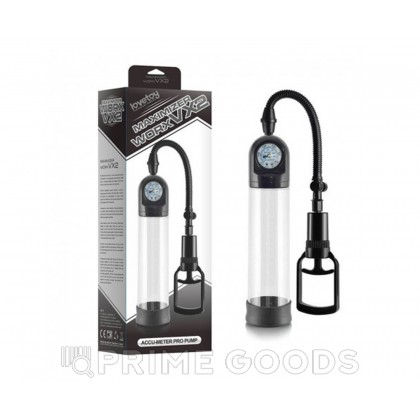 Вакуумная помпа с монометром + эрекционное кольцо в подарок от sex shop primegoods