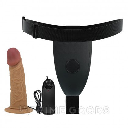 Страпон Draven с вибрацией (17,5*3,7 см) от sex shop primegoods фото 4