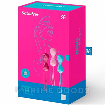 Вагинальные шарики Satisfyer Power Balls (набор 3 шт) от sex shop primegoods фото 2