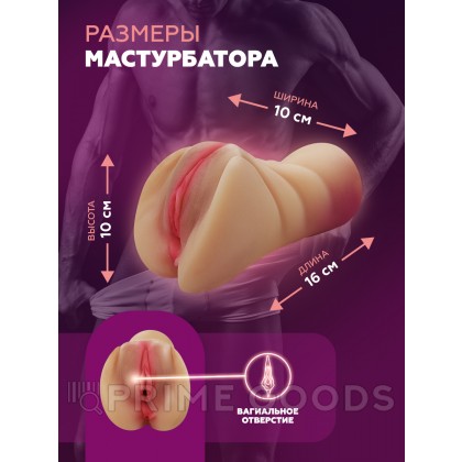 Мастурбатор реалистичный Exciting pussy (светлый) от sex shop primegoods фото 4