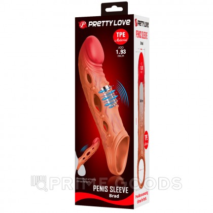 Насадка с вибрацей Brad, 21,3 см от sex shop primegoods фото 7