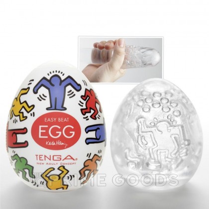 TENGA&Keith Haring Egg Мастурбатор яйцо Dance от sex shop primegoods фото 2