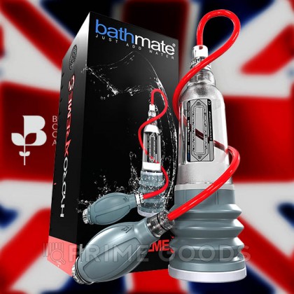 Гидропомпа BATHMATE - HYDROXTREME-5 CRYSTAL, прозрачный от sex shop primegoods фото 8