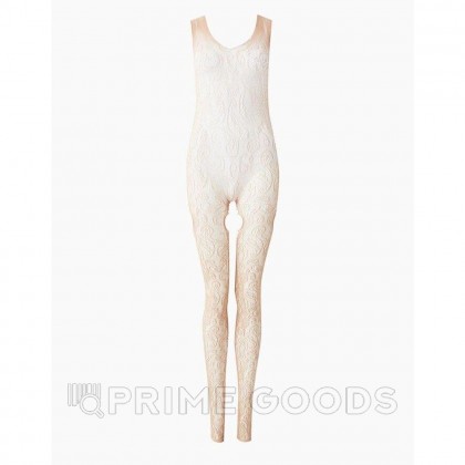 Боди-комбинезон бежевый с разрезами на бедрах (Impulse) (S-L) от sex shop primegoods фото 5