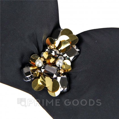 Купальник с завязками Rhinestone Black (S) от sex shop primegoods фото 6