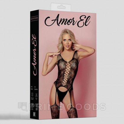 Кетсьюит (боди-комбинезон) Ofelia S/L черный от sex shop primegoods фото 2