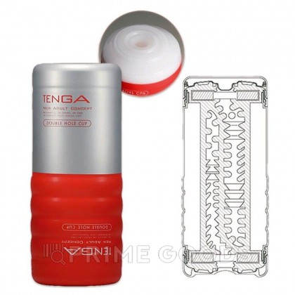 Мастурбатор мужской TENGA Double Hole US от sex shop primegoods фото 9