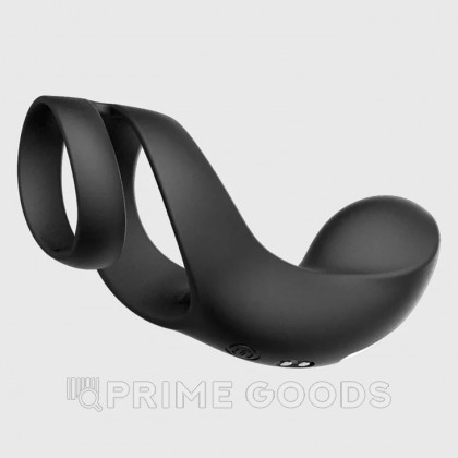 Вибростимулятор мошонки и промежности Benedict с двойным кольцом BENEDICT от sex shop primegoods фото 2