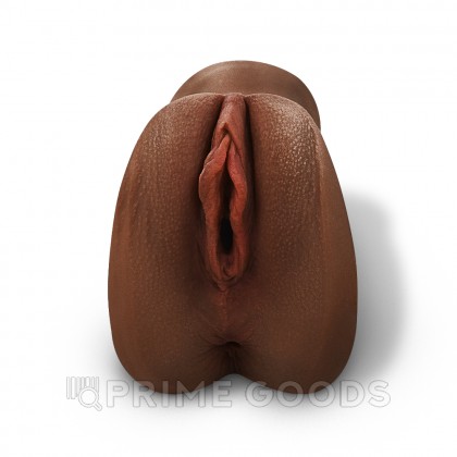 Мастурбатор реалистичный Hot vagina (коричневый) от sex shop primegoods фото 6