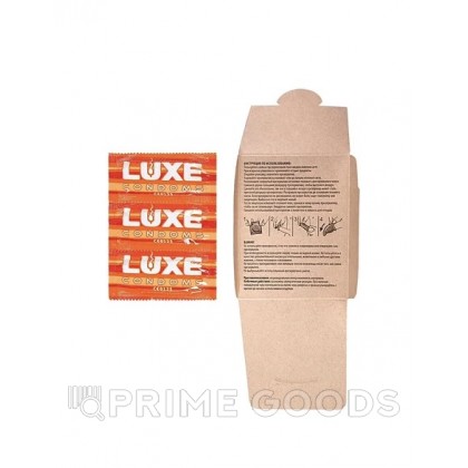 Презервативы Luxe ТРОПИЧЕСКИЙ ШТОРМ (тропические фрукты), гладкий, 3 шт. от sex shop primegoods фото 3