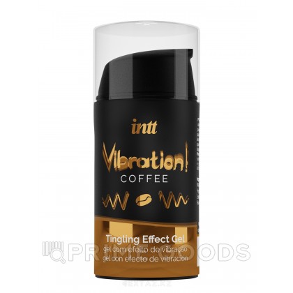 Возбуждающий гель с эффектом вибрации Vibration! Coffee от INTT 15 мл от sex shop primegoods