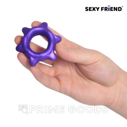 Эрекционное кольцо Love play от Sexy friend (27 мм.) фиолетовое от sex shop primegoods фото 3