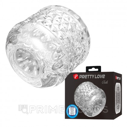 Мастурбатор с текстурированным каналом Cole прозрачный от sex shop primegoods