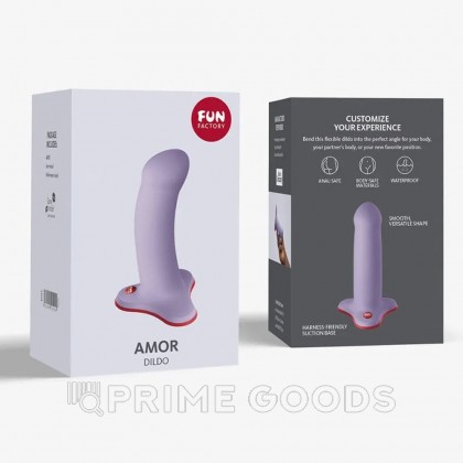 Фаллоимитатор Fun Factory Amor (14,4×3,7 см) лавандовый от sex shop primegoods фото 3