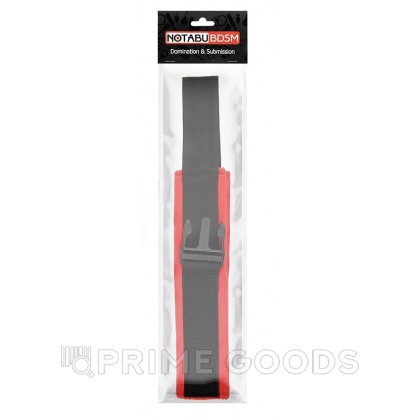 Наручники NoTabu чёрный/красный от sex shop primegoods фото 2