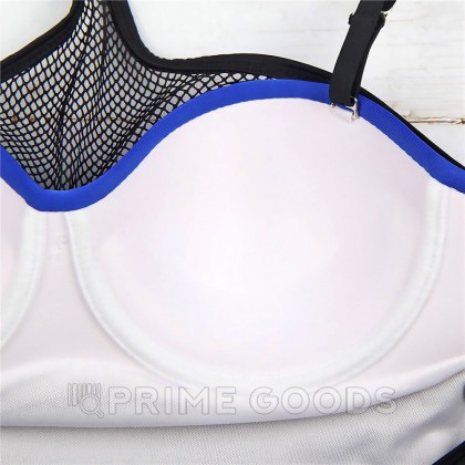 Купальник с завязками на шее Mesh Blue (S) от sex shop primegoods фото 6