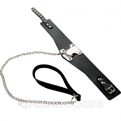 Ошейник с белым декором от sex shop primegoods