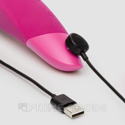 Бесконтактный клиторальный стимулятор Womanizer Enhance Vibrant Pink от sex shop primegoods фото 2
