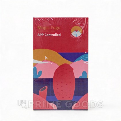 Виброяйцо Magic Motion Fugu, красный от sex shop primegoods фото 2