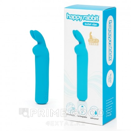 Вибропуля Happy Rabbit синяя от sex shop primegoods фото 2