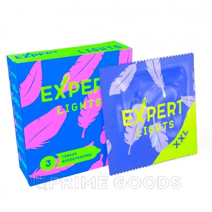 Презервативы EXPERT Light XXL, ультратонкие, увеличенного размера, 3 шт от sex shop primegoods фото 2