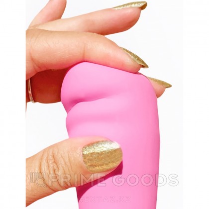 Анатомический вибратор витой Gvibe Gjack-2 22 см, розовый от sex shop primegoods фото 3