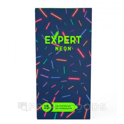 Презервативы EXPERT Neon, светящиеся, 15 шт от sex shop primegoods