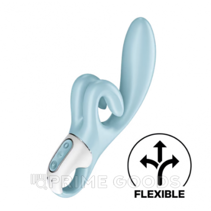 Вибратор-кролик Satisfyer Touch me голубой от sex shop primegoods фото 5