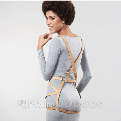 Упряжь MAZE- Arros Dress от Bijoux Indiscrets, коричневый от sex shop primegoods фото 4