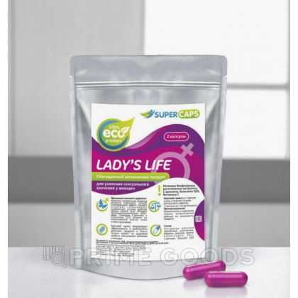 Средство возбуждающее для женщин Lady'sLife 2 капсулы от sex shop primegoods фото 4