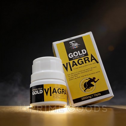 Возбуждающее средство для мужчин Viagra Gold Strong Man, 10 табл. от sex shop primegoods фото 4