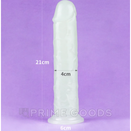 Фаллоимитатор Lovetoy Lumino Play (21×4 см) светящийся в темноте от sex shop primegoods фото 8