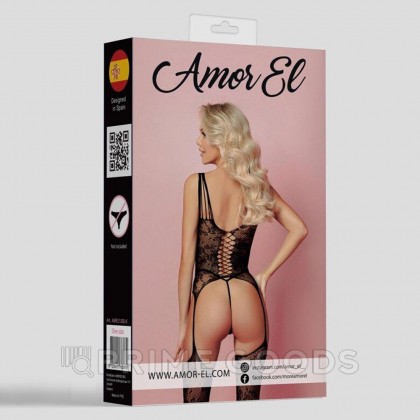 Кетсьюит (боди-комбинезон) Ofelia S/L черный от sex shop primegoods фото 3