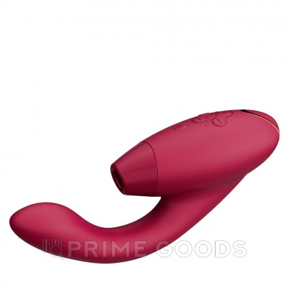 Бесконтактный клиторальный стимулятор Womanizer Duo 2, бордовый от sex shop primegoods фото 2