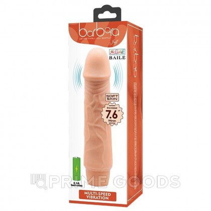Вибратор-реалистик Barbara (19,5×4 см) от sex shop primegoods фото 2