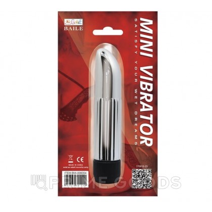 Мини вибратор металлик Baile (13,6*2,5) от sex shop primegoods фото 5