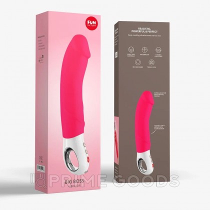 Вибратор G5 Big Boss от Fun Factory (розовый) от sex shop primegoods фото 5