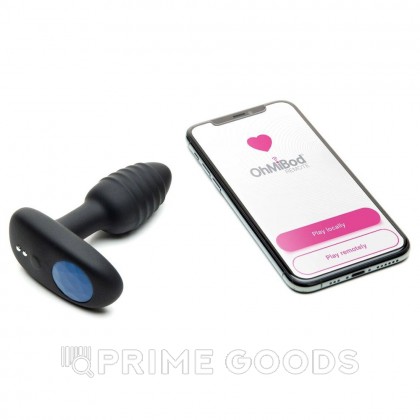Интерактивный анальный плаг с вибрацией Lumen Ohmibod от KIIROO от sex shop primegoods фото 2