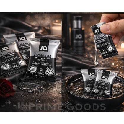 Лубрикант на силиконовой основе JO Premium, 5 мл от sex shop primegoods фото 2
